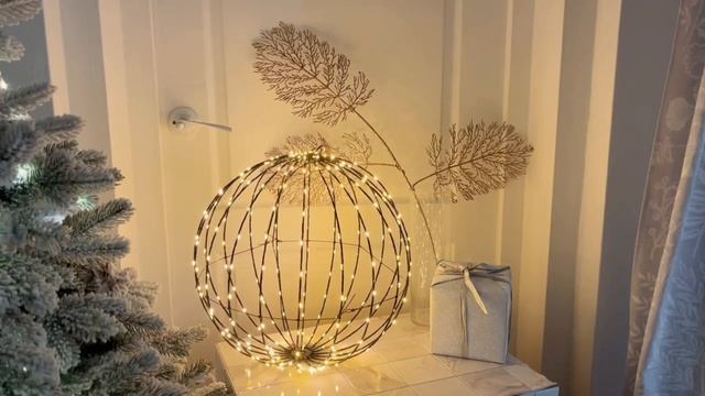 Подвесное светящееся украшение ШАР ЛЮМИНОЗ, 240 экстра-теплых мини LED-огней, 40 см, AX2200200