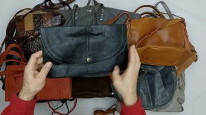 40420 Сумки винтаж кожаные, 29пак, borse 1/2, секонд (vintage/extra) оптом