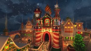 🏰 Волшебный замок Деда Мороза // праздничный новогодний футаж