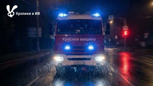 Кролики и ИИ: Красная машина (песня про пожарных)