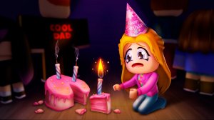 ВСЕ ЗАБЫЛИ про мой День Рождения (Роблокс истории - Злата бадабум)