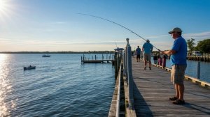 Крым. Форос. Рыбалка с пирса. Незнакомая рыба