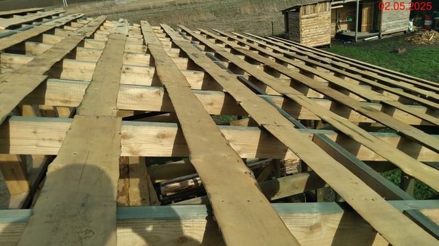 Хозблок 4х6. Обрешётка. Каркасный дом своими руками. Усадьба.