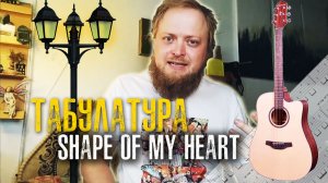 Табулатура Sting Shape of my heart на гитаре. Толя табы