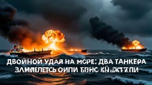 Двойной удар на море два танкера загорелись одно за другим