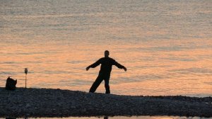 Кунг-фу «Коготь тигра» на закате в Сочи