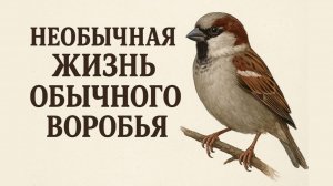 Необычная жизнь обычного воробья #воробьи #птицы