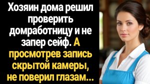 ИСТОРИИ ИЗ ЖИЗНИ/Богач проверил домработницу, не заперев сейф, а просмотрев запись скрытой камеры...