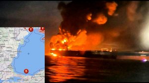 Атака БЭК ВСУ на танкеры в Черном море у берегов Турции