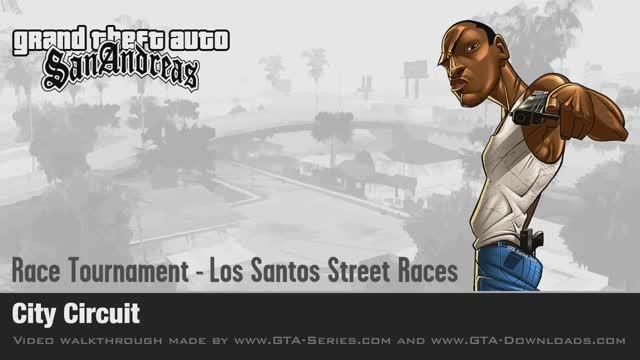 GTA San Andreas - Walkthrough - Street Race - City Circuit (HD)