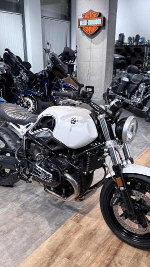 2019 BMW R Nine T ÖHLINS (White Scrambler)