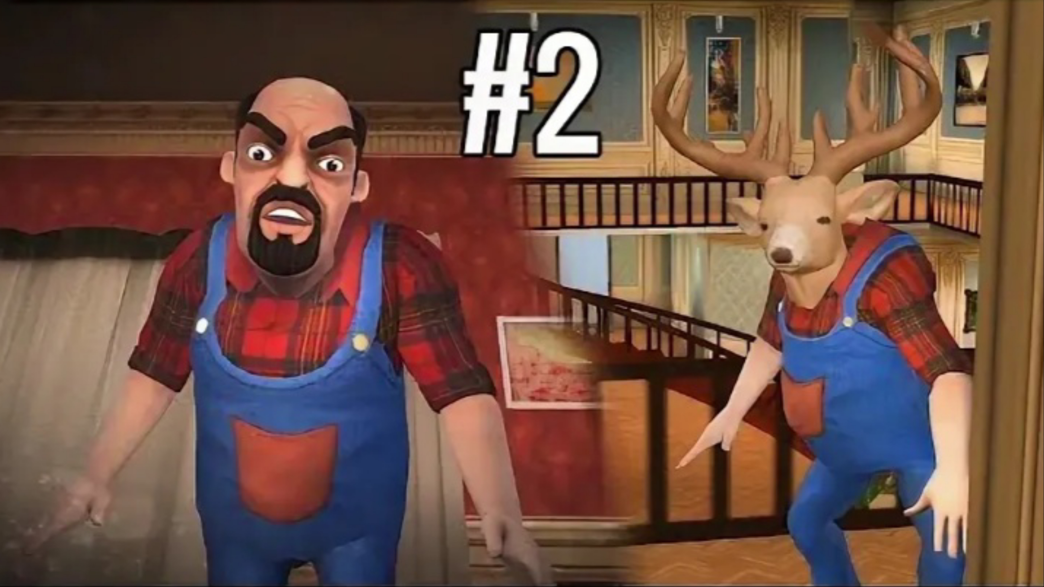 Scary Stranger 3D New Year And Christmas Levels Gameplay Part 2 смотреть онлайн