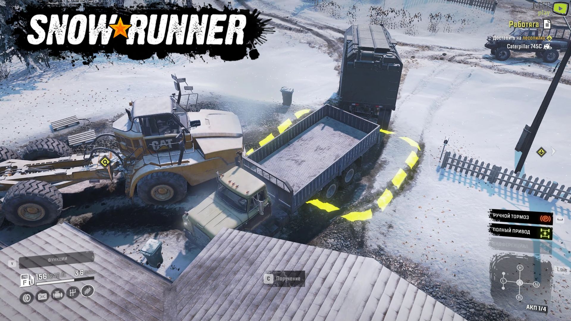 Snowrunner | Прохождение миссии - Работяга | ремонт техники