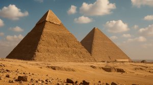 Пирамиды Гизы, Египет - Pyramids Giza, Egypt | вид с дрона