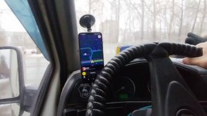 Слякоть , грязь , тепло и лёд ! Сибирская зима. Яндекс тариф грузовой! Новосибирск.