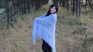 МК Узор для шали крючком.Часть вторая.