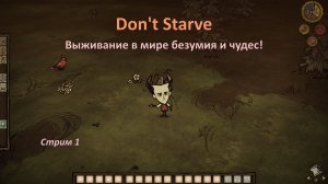 Don't Starve: Выживание в мире безумия и чудес!