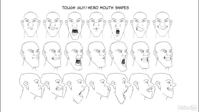 008 - Realistic male mouth shapes