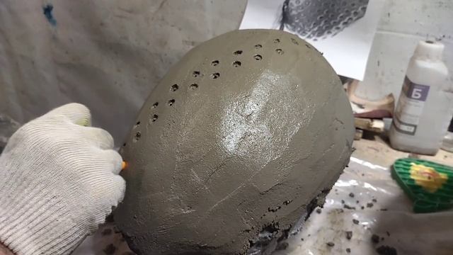 клубника из бетона садовый декор