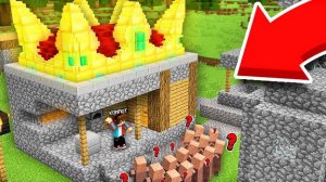 Я СТАЛ ГЛАВНЫМ В ДЕРЕВНЕ ЖИТЕЛЕЙ НОМЕР 13 В МАЙНКРАФТ | Компот Minecraft