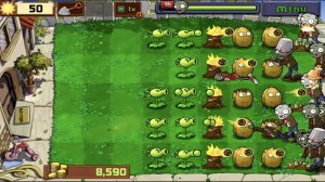 Зомби против растений. Бонусный уровень