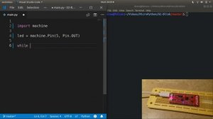 Learn MicroPython _2 - Blink LED (digital output)