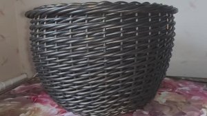 Идеальный расчет ротанга для плетения кашпо #кашпо #расчетротанга #плетение #кашпоизротанга #цветы