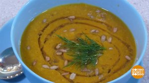 Готовим пряный суп-пюре из тыквы. Доброе утро. Суббота. Фрагмент выпуска от 29.11.2025