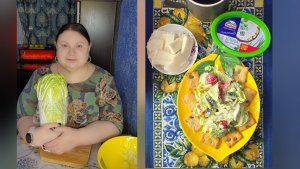 Летний Салат в зимний день 🥬 Рубрика Готовим вместе 👩🍳 Мукбанг 🥗