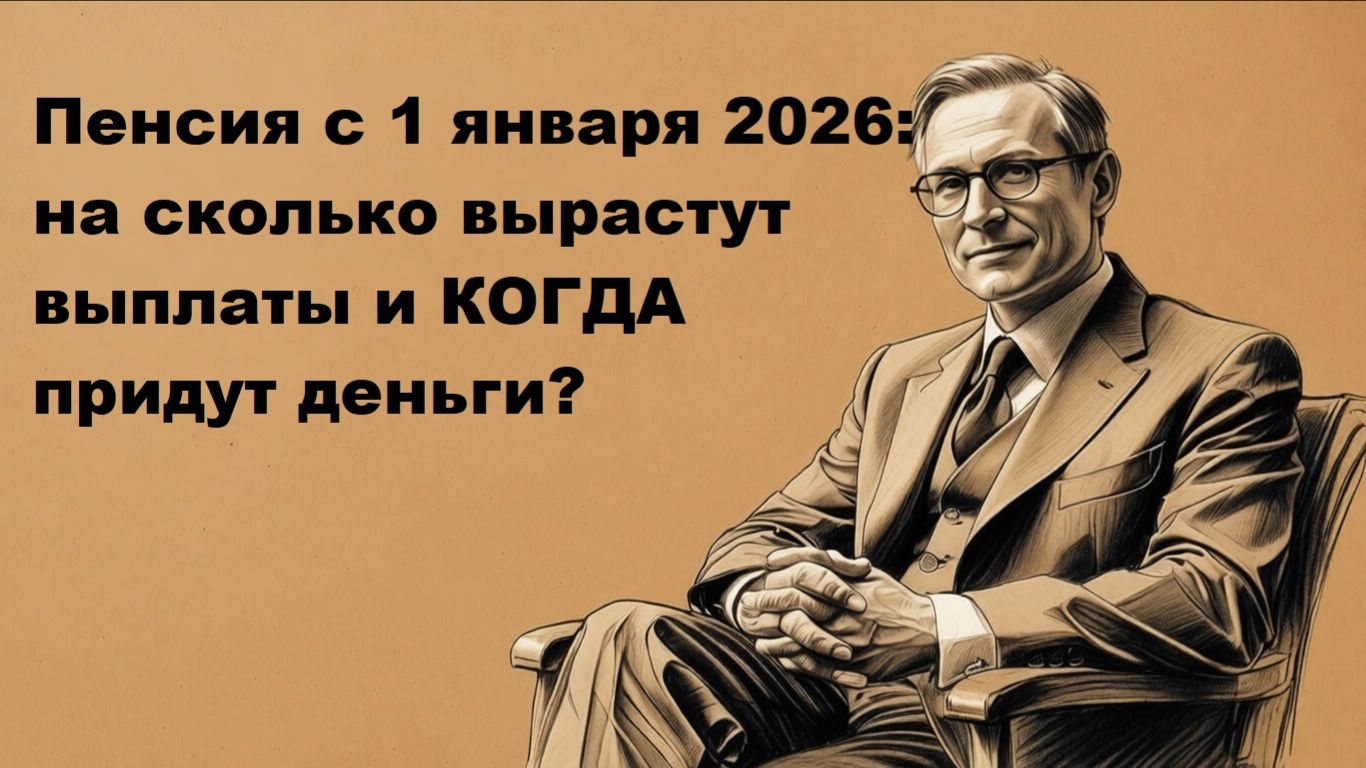 Пенсия с 1 января 2026 года: первое повышение и график выплат