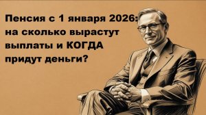 Пенсия с 1 января 2026 года: первое повышение и график выплат