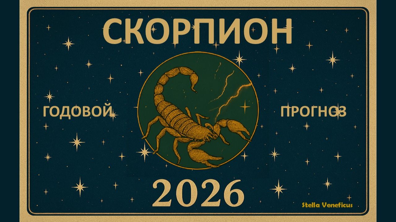 СКОРПИОН - ОБЩИЙ АСТРОЛОГИЧЕСКИЙ ПРОГНОЗ НА 2026 г.