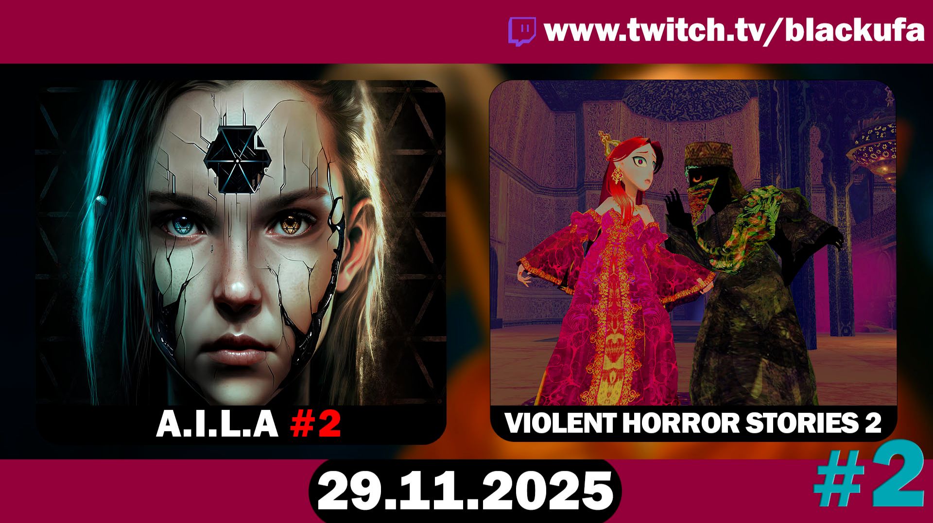 A.I.L.A - стрим второй ➤ Violent Horror Stories 2 #2 [29.11.25]