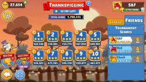Angry Birds Friends. Thankspigging (29.11.2025). Все уровни 3 звезды. Прохождение от SAFa.