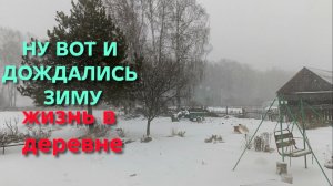Жизнь в деревне 29 ноября ну вот и в Омскую область пришла зима Кур утепляю на зиму
