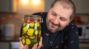 Кисло-сладкие маринованные огурчики по-быстрому.