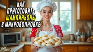 Как приготовить шампиньоны в микроволновке