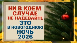 Ни в коем случае не надевайте ЭТО в новогоднюю ночь — этот цвет отвернет от вас Красную Лошадь 2026