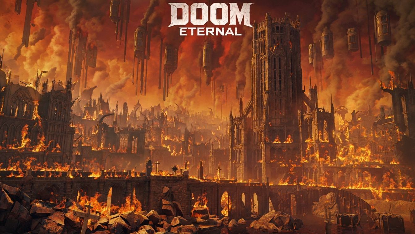 DOOM Eternal №20 Режим "Игросериал" 4k 60к/с - Город проклятых.