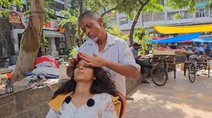 She Visited Waris Barber For Another RELAXING Head Massage BEST For INSTANT SLEEP ASMR Gautam