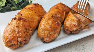 Я не Ожидала,что из КУРИНОГО ФИЛЕ будет так СОЧНО! Очень вкусные рулетики с Суперской начинкой