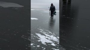 Зимняя рыбалка на окуня, встреча с мастером по зимней рыбалке