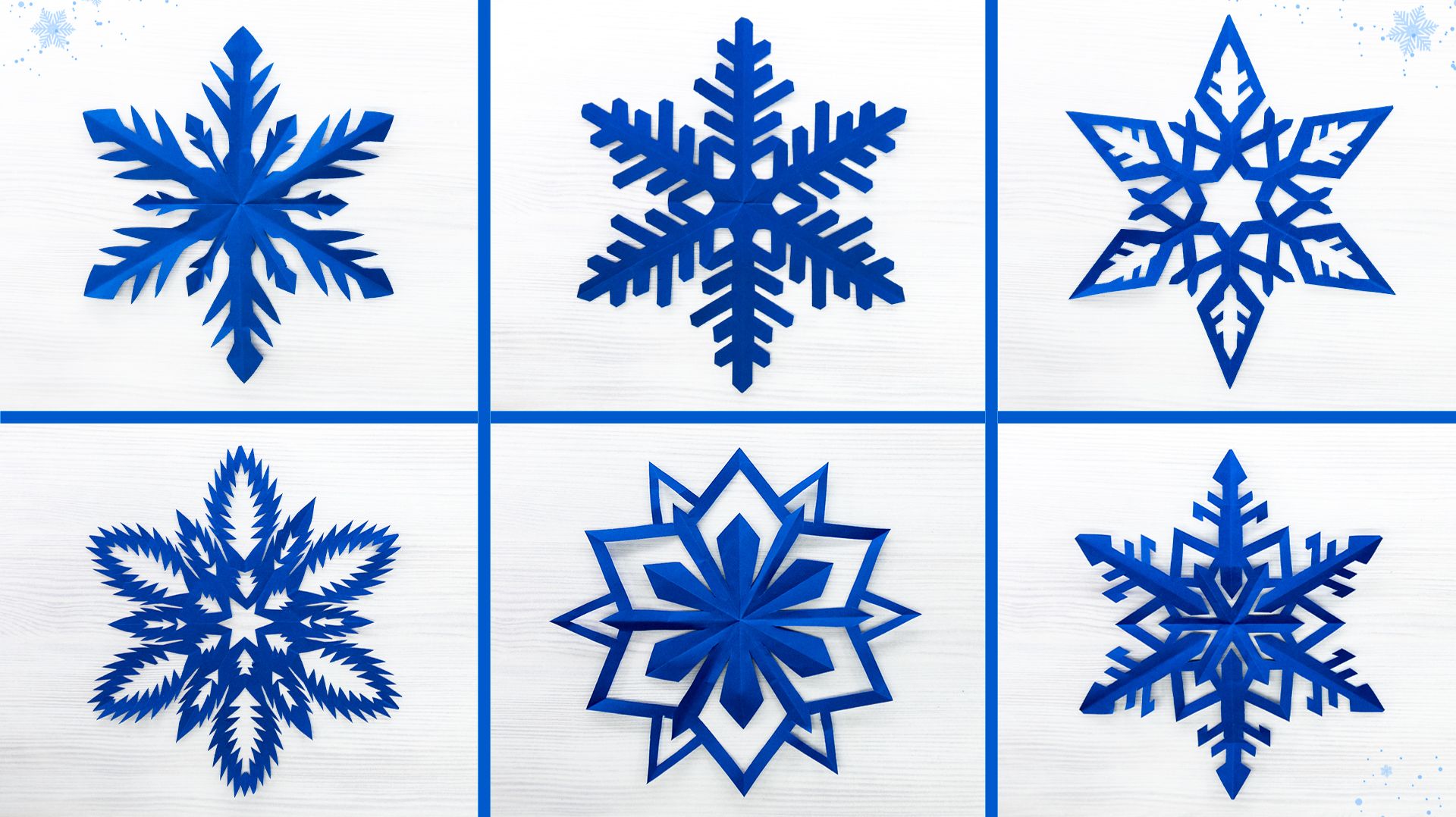 Топ-6 удивительных снежинок - Зимние поделки - Праздничные украшения смотреть онлайн