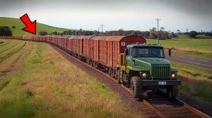 Почему в Австралии поезда заменили ГРУЗОВИКАМИ?