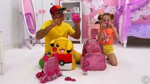 Настя учится воспитывать котят Полезное видео для детей [get.gt]