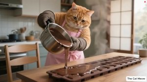 Котик и шоколадки