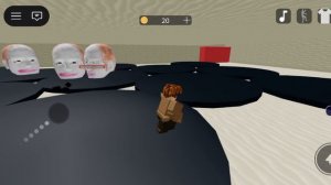 Роблокс|играю в побег от злой головы!