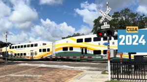 Ж/д переезды. США (2024) 🚂 Железная дорога