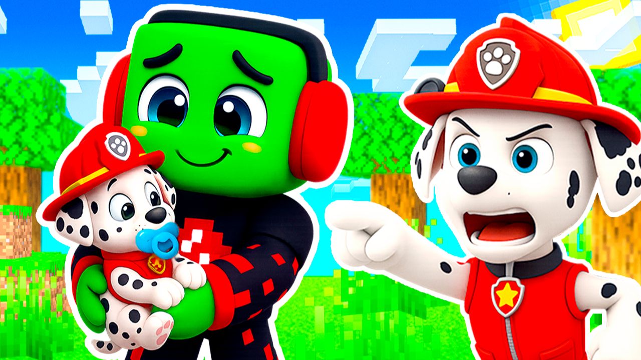 Я ПРИЮТИЛ МАЛЫША МАРШАЛА ЩЕНЯЧИЙ ПАТРУЛЬ в МАЙНКРАФТ