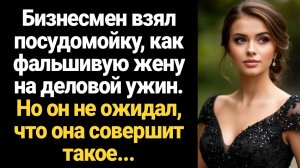ИСТОРИИ ИЗ ЖИЗНИ/Бизнесмен взял посудомойку, как фальшивую жену на деловой ужин, но не ожидал...